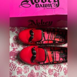 Abbey dawn mustache loafers